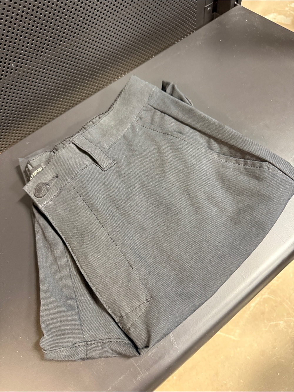 Banana Republic Flat Front Black Shorts